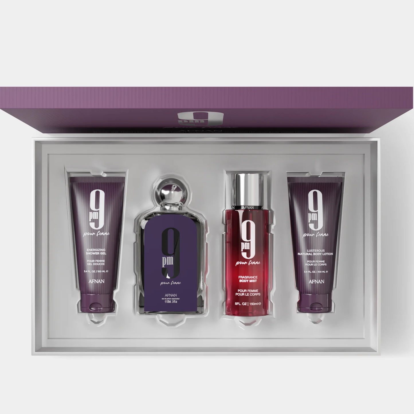 Afnan Set Regalo 9 PM Pour Femme